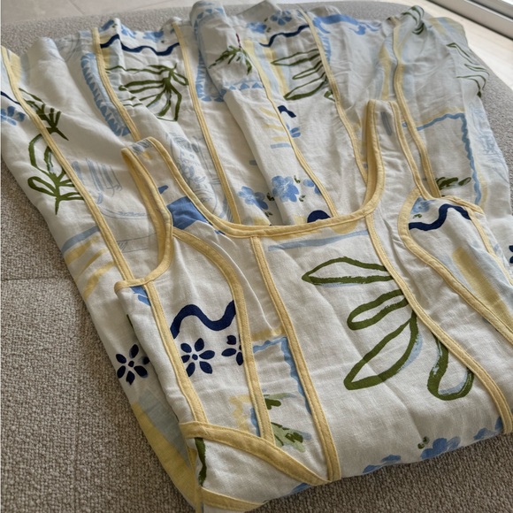 NWOT CAROLINE CONSTAS FLORAL BUSTIER MAXI DRESS - SIZE XXS - Picture 2 of 4